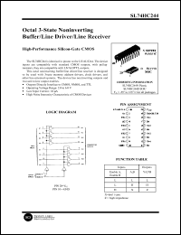 Click here to download SL74HC244 Datasheet