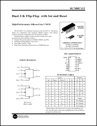 Click here to download SL74HC112 Datasheet