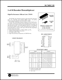 Click here to download SL74HC138 Datasheet