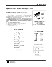 Click here to download SL74HCT125 Datasheet