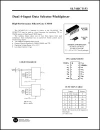 Click here to download SL74HCT153 Datasheet