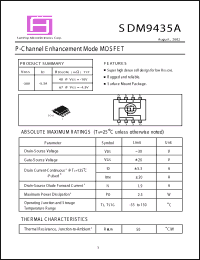 Click here to download SDM9435A Datasheet