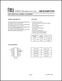 Click here to download SM16705 Datasheet