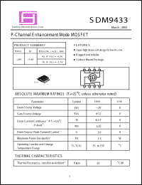 Click here to download SDM9433 Datasheet