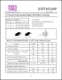 Click here to download SDT452 Datasheet