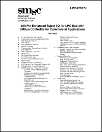 Click here to download LPC47B37 Datasheet