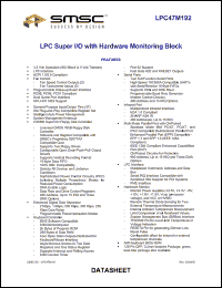 Click here to download LPC47M192-NW Datasheet