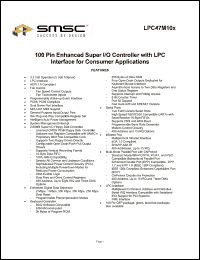 Click here to download LPC47M102 Datasheet