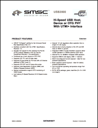 Click here to download USB3500 Datasheet