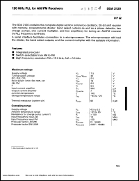 Click here to download SDA2120 Datasheet