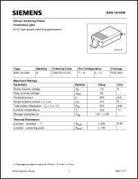 Click here to download BAS16-03 Datasheet