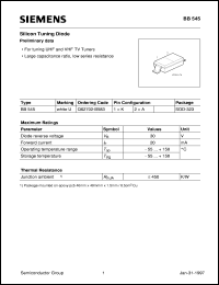 Click here to download BB545 Datasheet