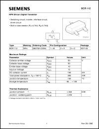 Click here to download BCR112 Datasheet