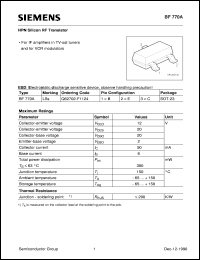 Click here to download BF770A Datasheet