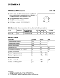 Click here to download BFQ73 Datasheet