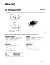 Click here to download BP104S Datasheet