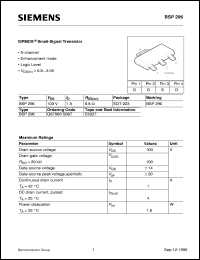 Click here to download BSP296 Datasheet