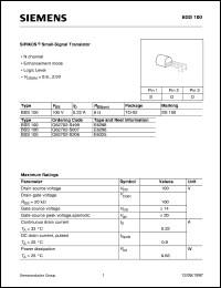 Click here to download BSS100 Datasheet