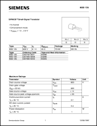 Click here to download BSS125 Datasheet