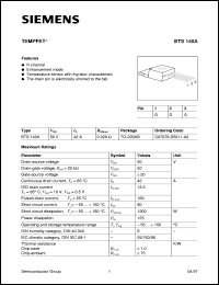 Click here to download BTS140 Datasheet