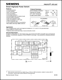 Click here to download BTS307 Datasheet