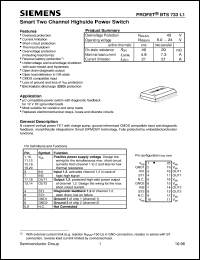 Click here to download BTS733L1 Datasheet