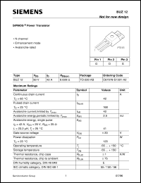 Click here to download BUZ12 Datasheet