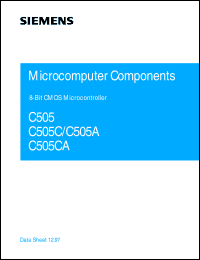 Click here to download SAF-C505-2RM Datasheet
