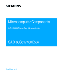 Click here to download SAB80C517-N16 Datasheet