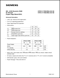 Click here to download HYB3117805BSJ-50 Datasheet