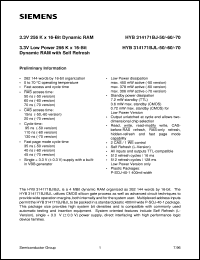 Click here to download HYB314171BJ-60 Datasheet