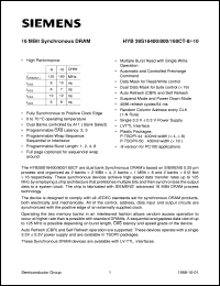 Click here to download HYB39S16160CT-8 Datasheet