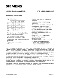 Click here to download HYB39S256400T-8 Datasheet