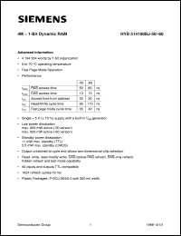 Click here to download HYB514100BJ-50 Datasheet