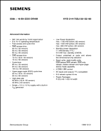 Click here to download HYB514175BJ-55 Datasheet