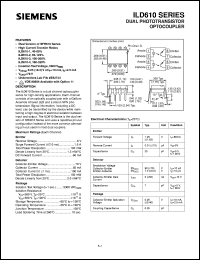 Click here to download ILD610 Datasheet