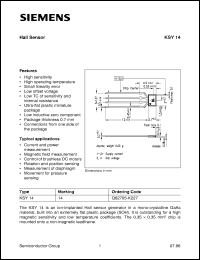 Click here to download KSY14 Datasheet