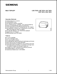 Click here to download LSGT670-HK Datasheet