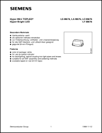 Click here to download LSM676-NR Datasheet