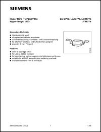 Click here to download LSM776-N Datasheet