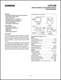 Click here to download LH1540 Datasheet
