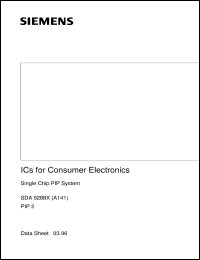 Click here to download SDA9288 Datasheet