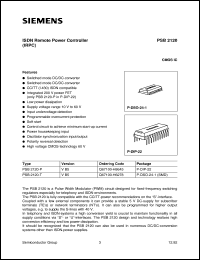 Click here to download PSB2120-P Datasheet