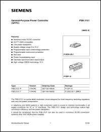 Click here to download PSB2121-P Datasheet