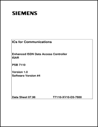 Click here to download PSB7110F Datasheet