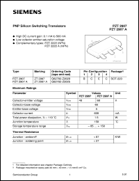 Click here to download PZT2907 Datasheet