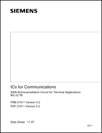 Click here to download PSB21911 Datasheet