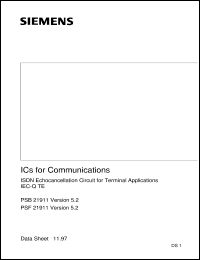 Click here to download PSF21911 Datasheet