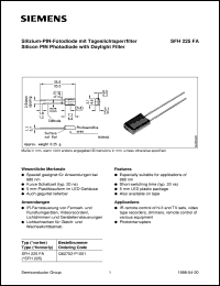 Click here to download SFH225FA Datasheet