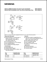 Click here to download SFH2545FA Datasheet